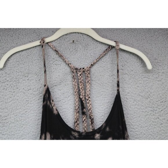 T-Party Tie-Dye Maxi Dress-Large-Braided Criss-Cross Back-Hippie-Boho - Picture 5 of 12